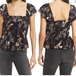 AllSaints | Mail Amare Puff Sleeve Top